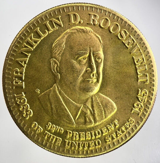 US USA Commemorative Franklin Roosevelt Token Coin | Very High Grade