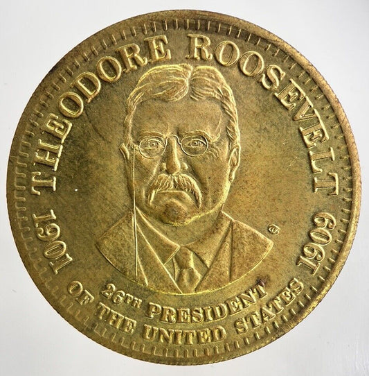 US USA Commemorative Theodore Roosevelt Token Coin | Very High Grade