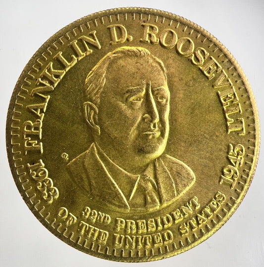 US USA Commemorative Franklin Roosevelt Token Coin | Very High Grade