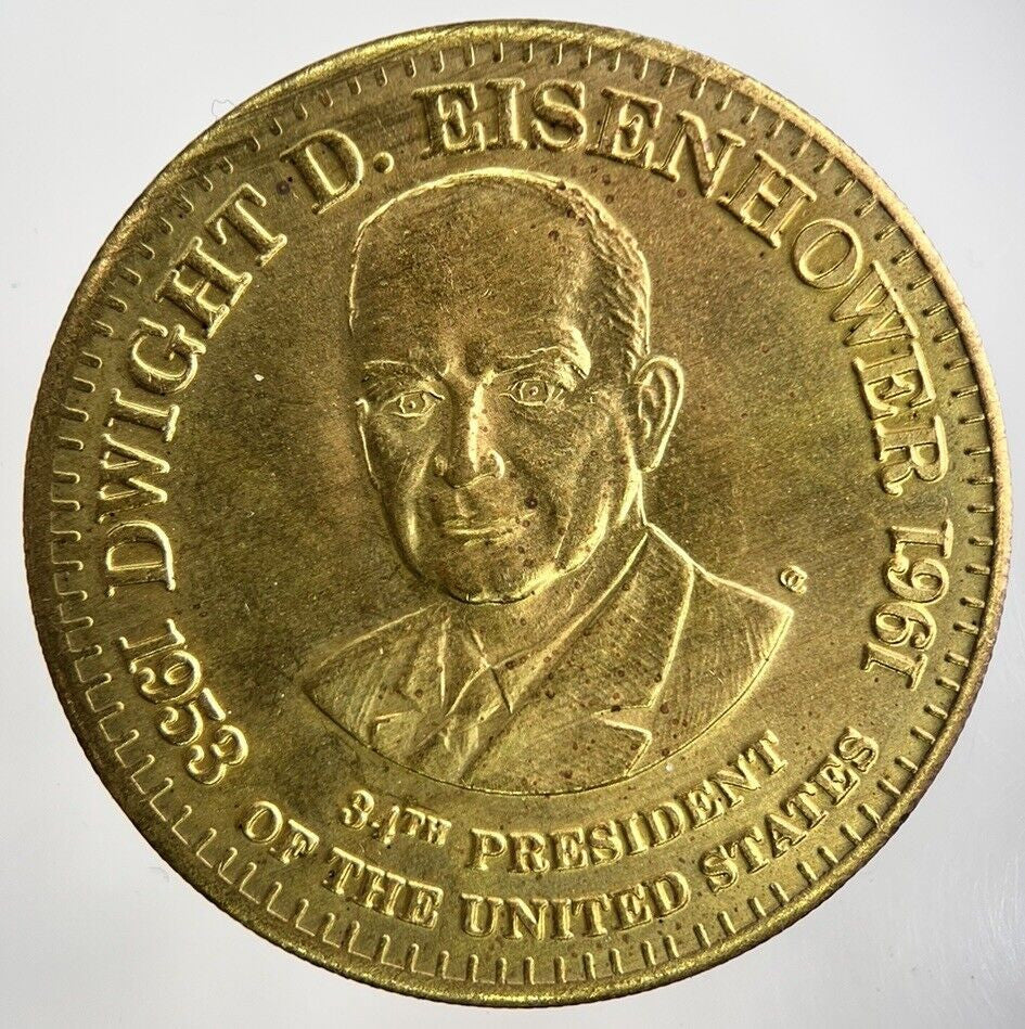 US USA Commemorative Dwight Eisenhower Token Coin | Very High Grade