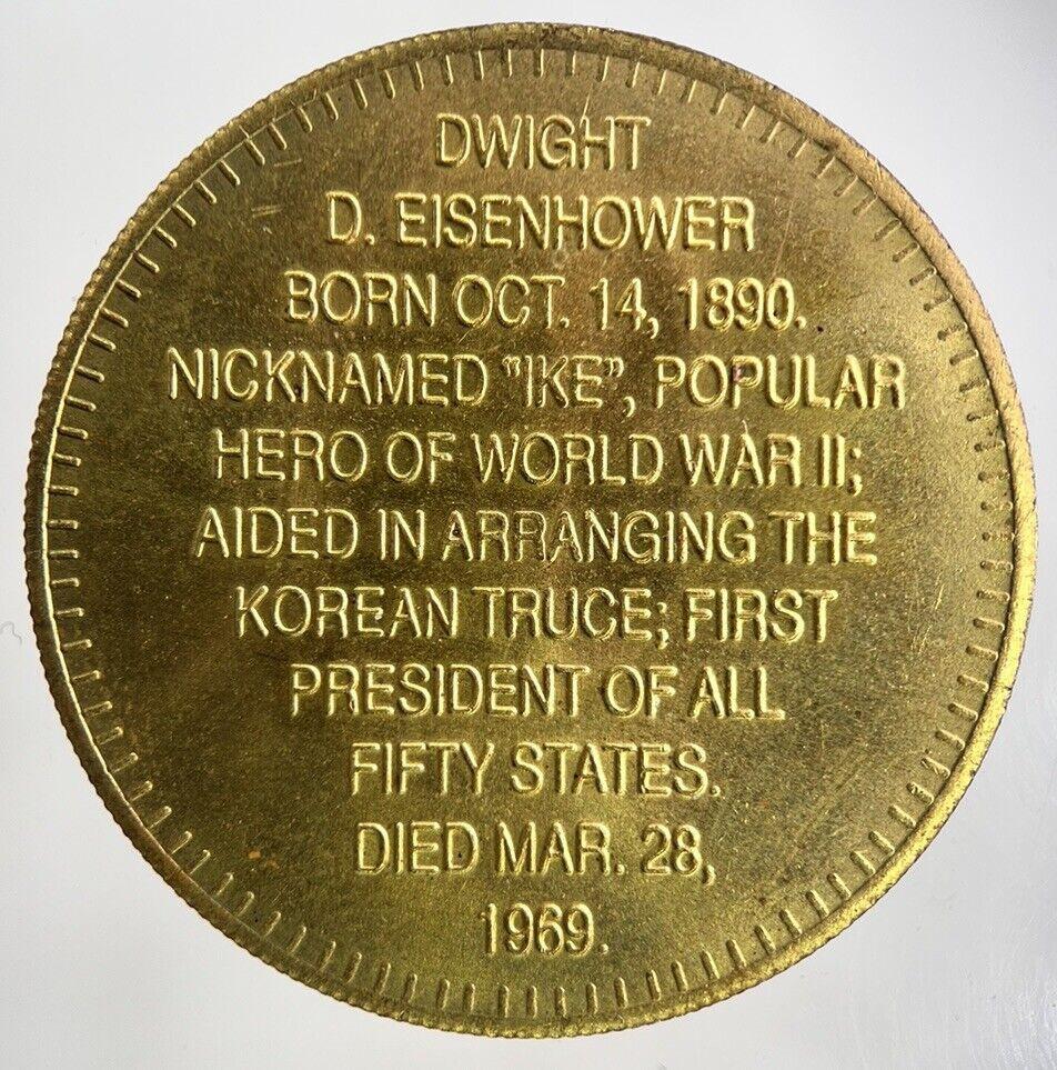 US USA Commemorative Dwight Eisenhower Token Coin | Very High Grade