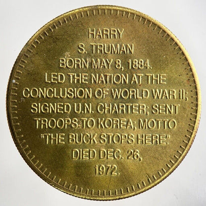 US USA Commemorative Harry Truman Token Coin | Very High Grade