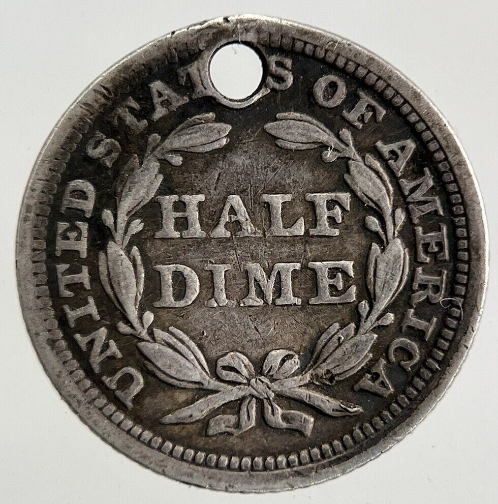 US USA Half Dime Silver Coin | Fine Collectable Grade