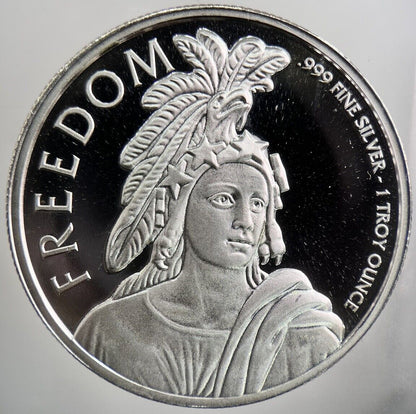 US USA Proof 1oz Freedom Silver Coin | Very High Grade | a3946