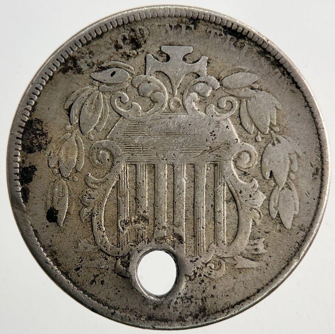 US USA Shield Nickel V 5 Cents Coin | Fine Collectable Grade