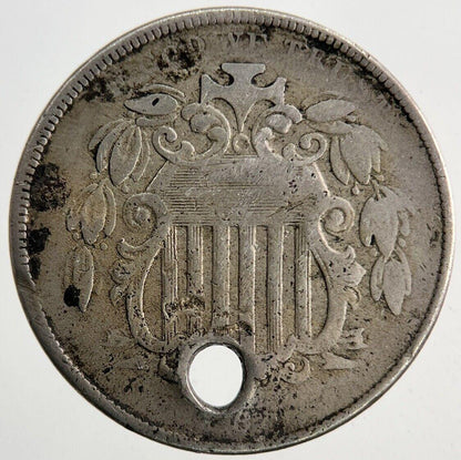 US USA Shield Nickel V 5 Cents Coin | Fine Collectable Grade