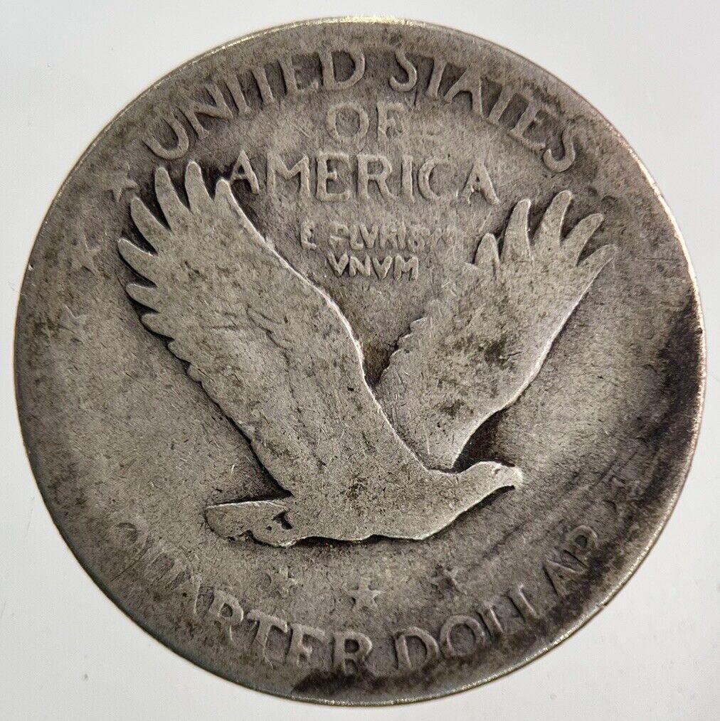 US USA One Quarter Standing Liberty Silver Coin | Collectable Grade
