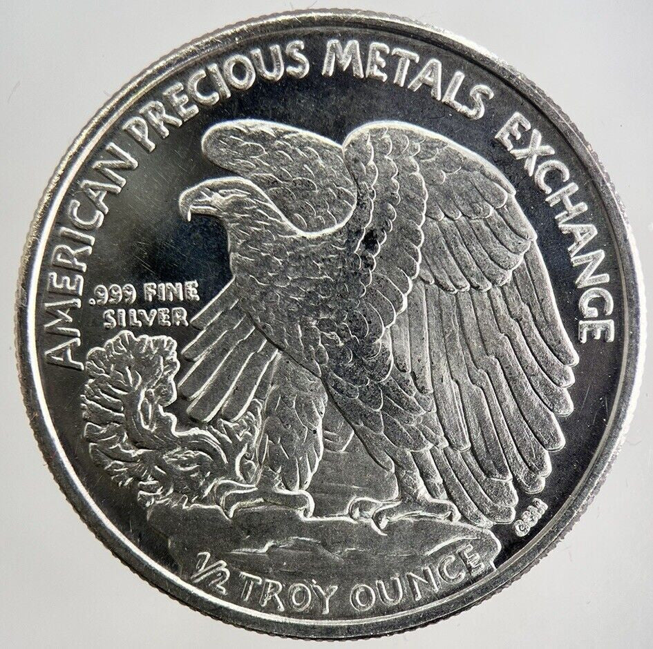 US USA Liberty 1/2oz Silver Coin | Very High Grade | a4719