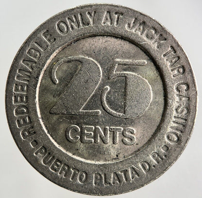 US USA Jack Tar Casino Resort 25 Cents Token Coin | Fine Collectable Grade