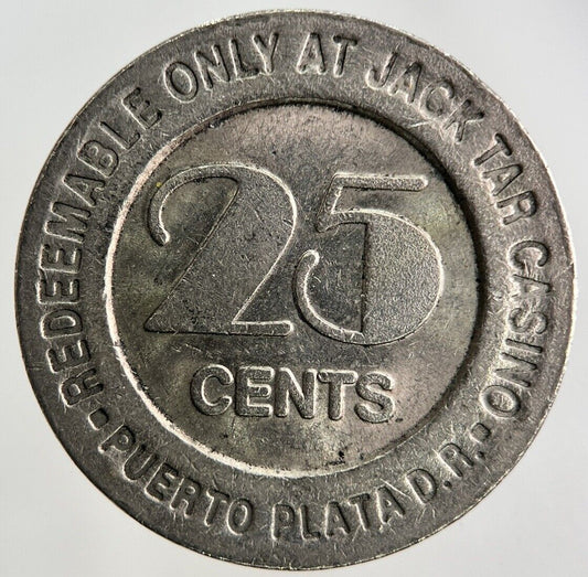 US USA Jack Tar Casino Resort 25 Cents Token Coin | Fine Collectable Grade
