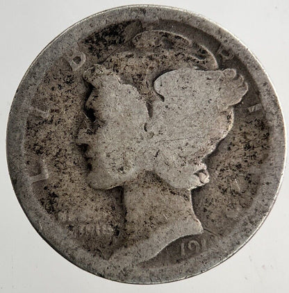 US USA Mercury One Dime Silver Coin | Collectable Grade