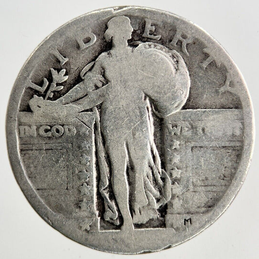 US USA Standing Liberty Quarter Dollar Silver Coin | Collectable Grade