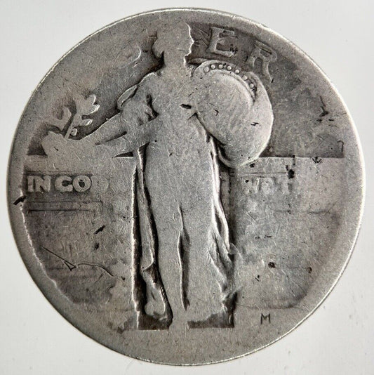 US USA Standing Liberty Quarter Dollar Silver Coin | Collectable Grade