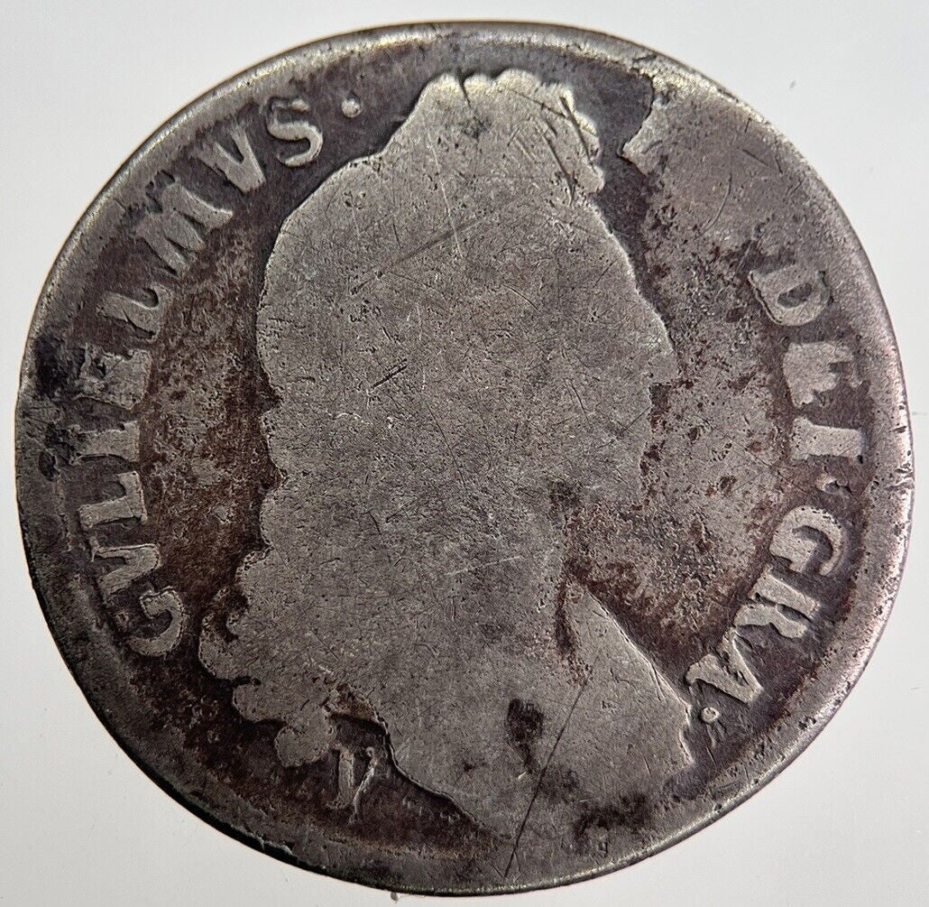 William III 3rd Shilling British Silver Coin | Fair Grade | a8792