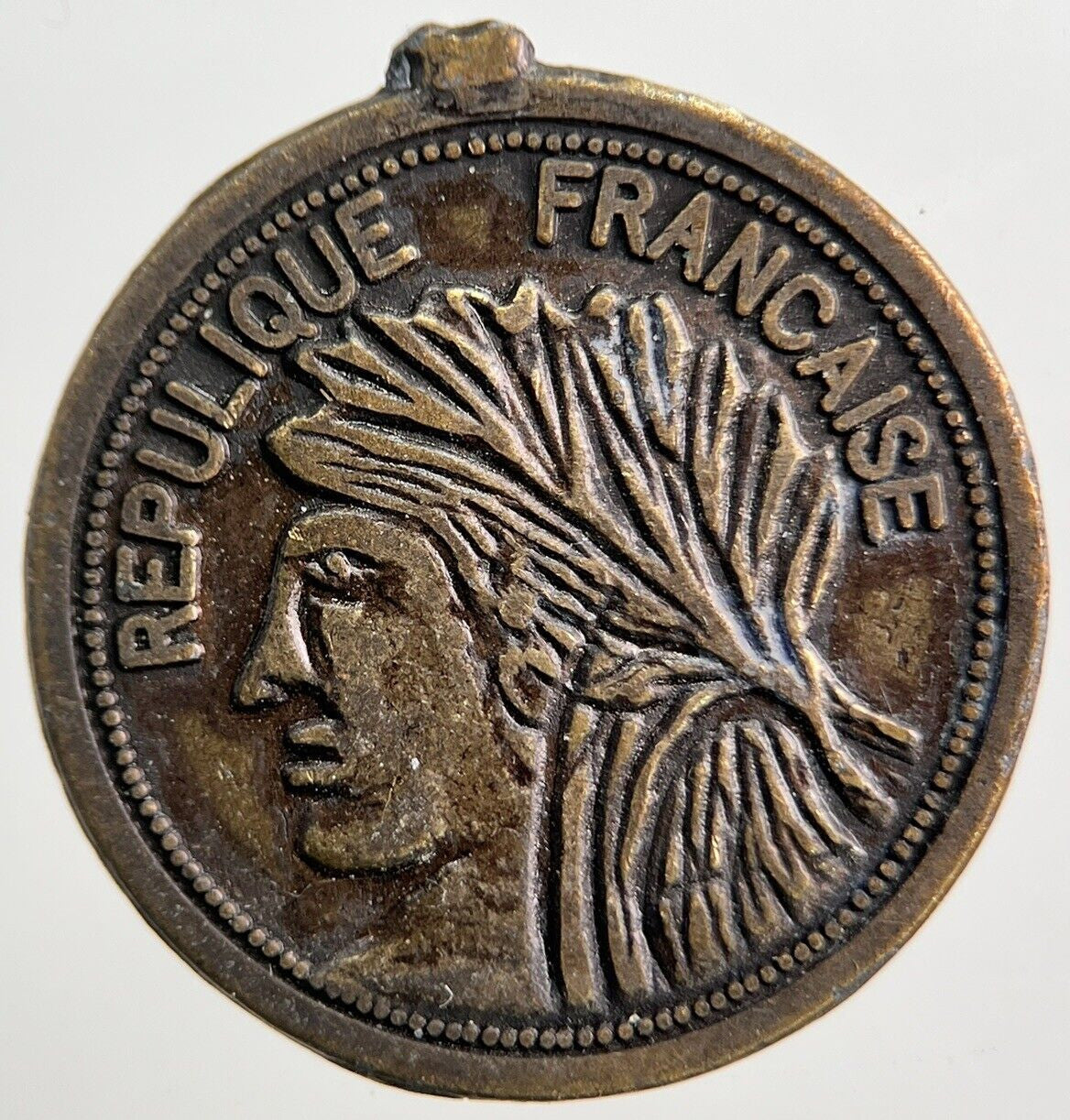 Vintage France Repulique Francaise Coin Medal Token | Collectable Grade