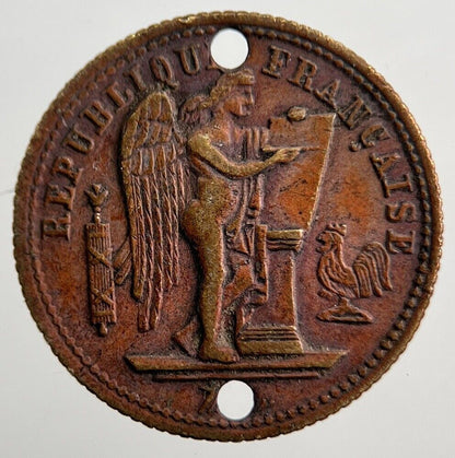Vintage France Repulique Francaise Coin Medal Token | Collectable Grade | a2264