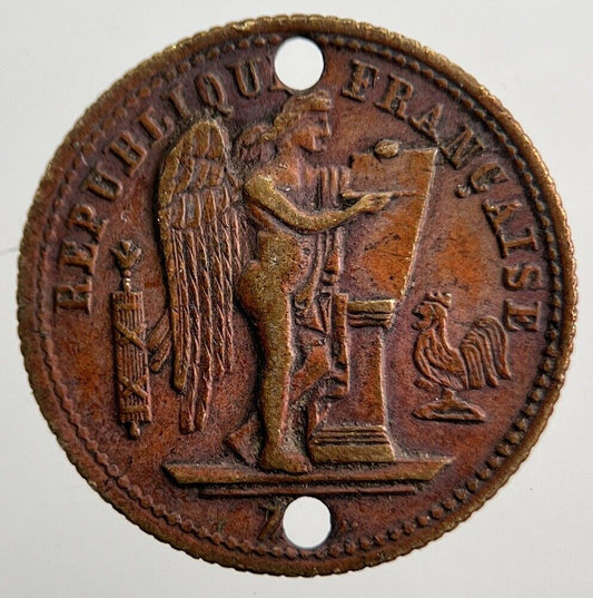 Vintage France Repulique Francaise Coin Medal Token | Collectable Grade | a2264
