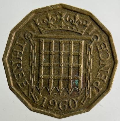 1960 Elizabeth II 2nd Brass Threepence Coin | Fine Collectable Grade