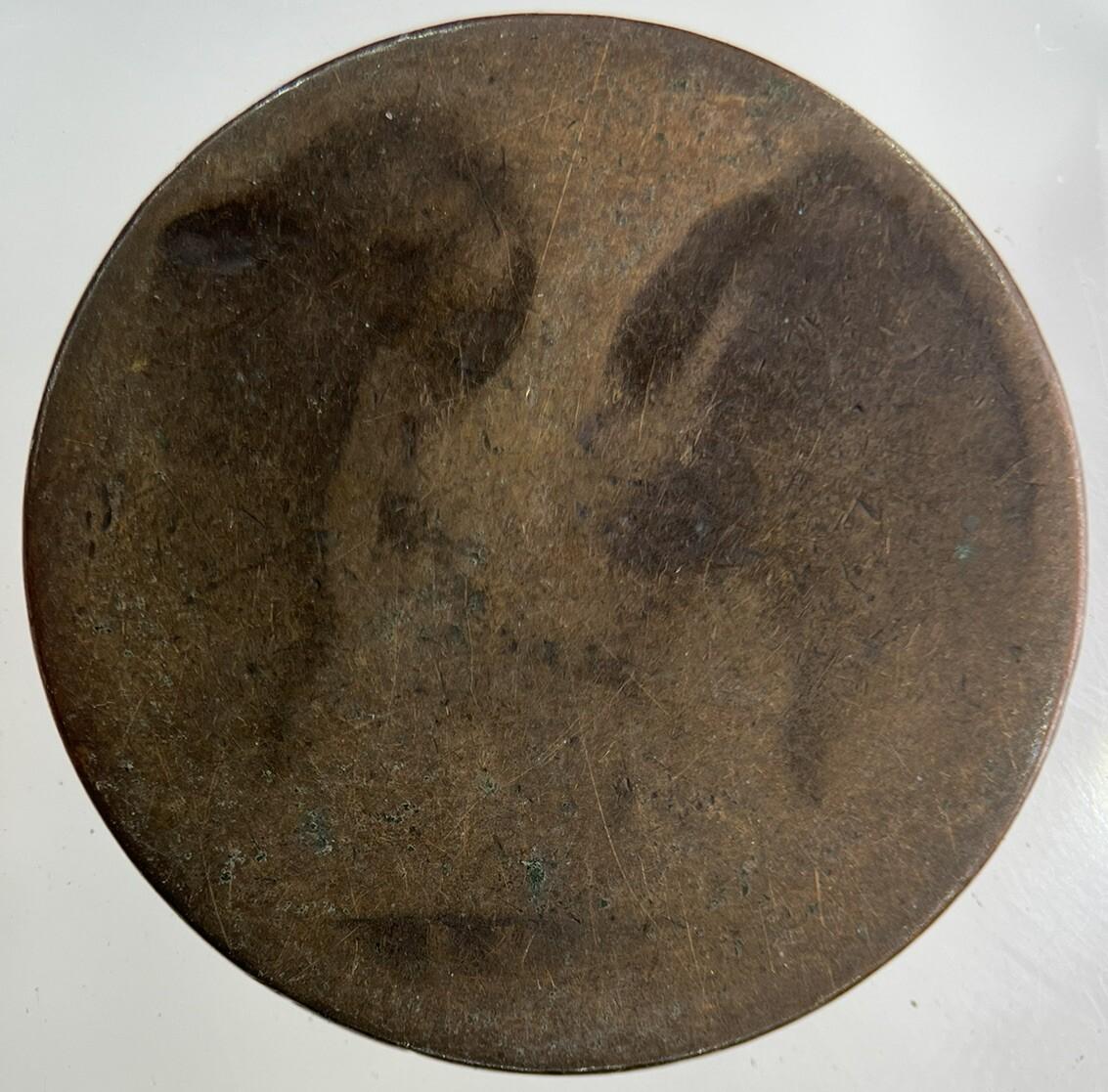 British Victoria One Penny Coin | Worn Grade