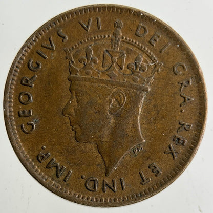 1941 Canada New Found-land One Cent Coin | Fine Collectable Grade