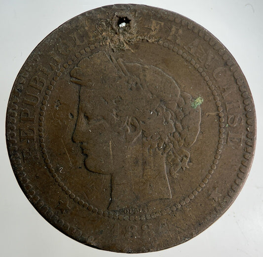 1884 France 10 Centimes Coin | Collectable Grade
