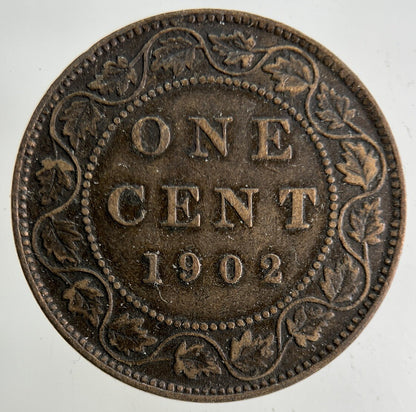 1902 Canada One Cent Coin | Fine Collectable Grade