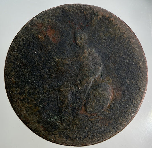 1799 George III 3rd Half-Penny Coin | Worn Grade