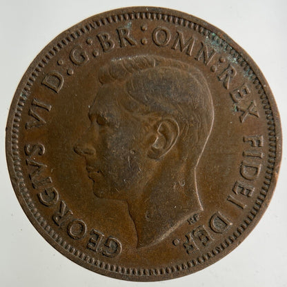 1950 George VI Half-Penny Coin | Collectable Grade