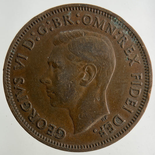 1950 George VI Half-Penny Coin | Collectable Grade