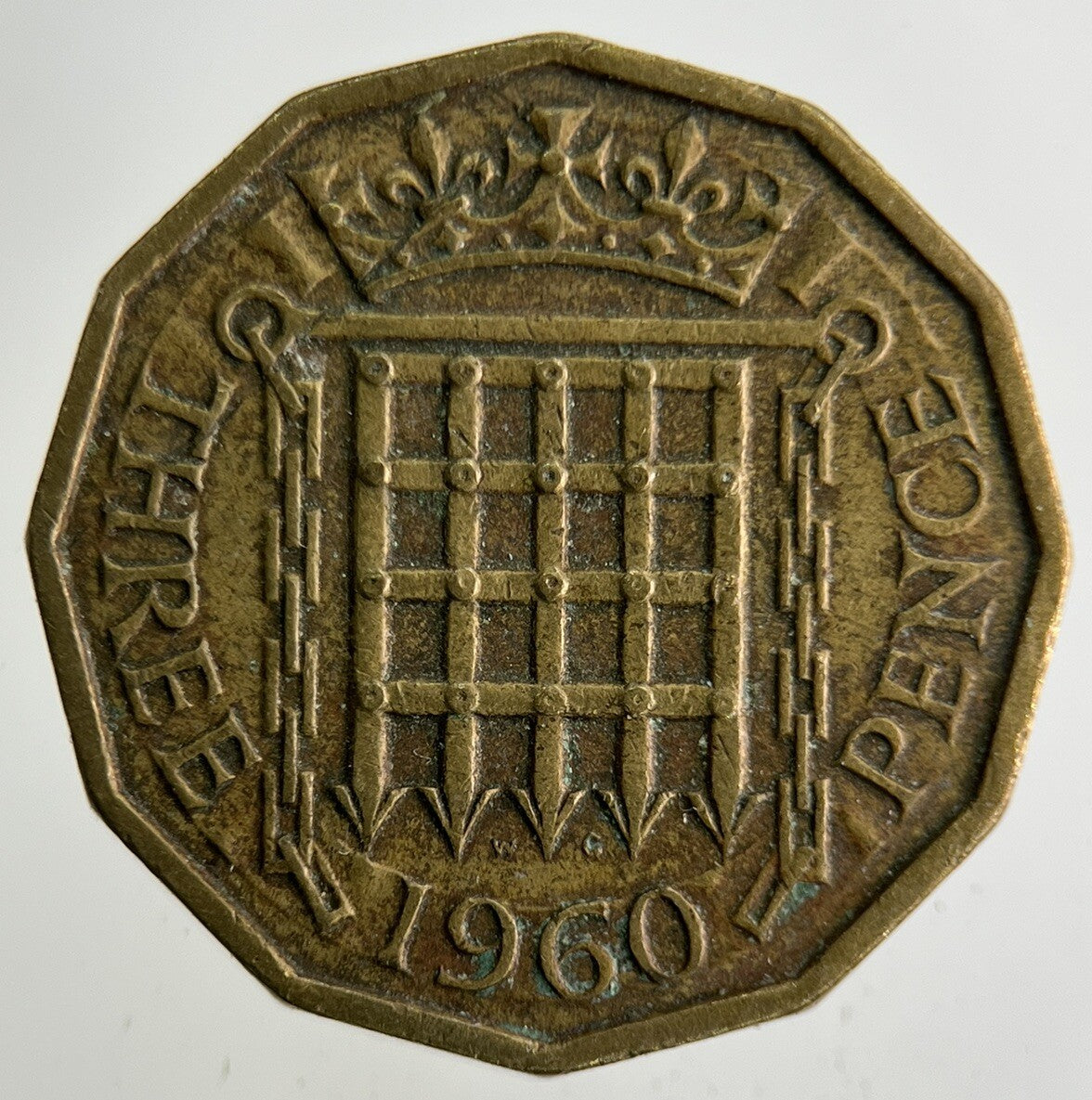 1960 Elizabeth II 2nd Brass Threepence Coin | Fine Collectable Grade