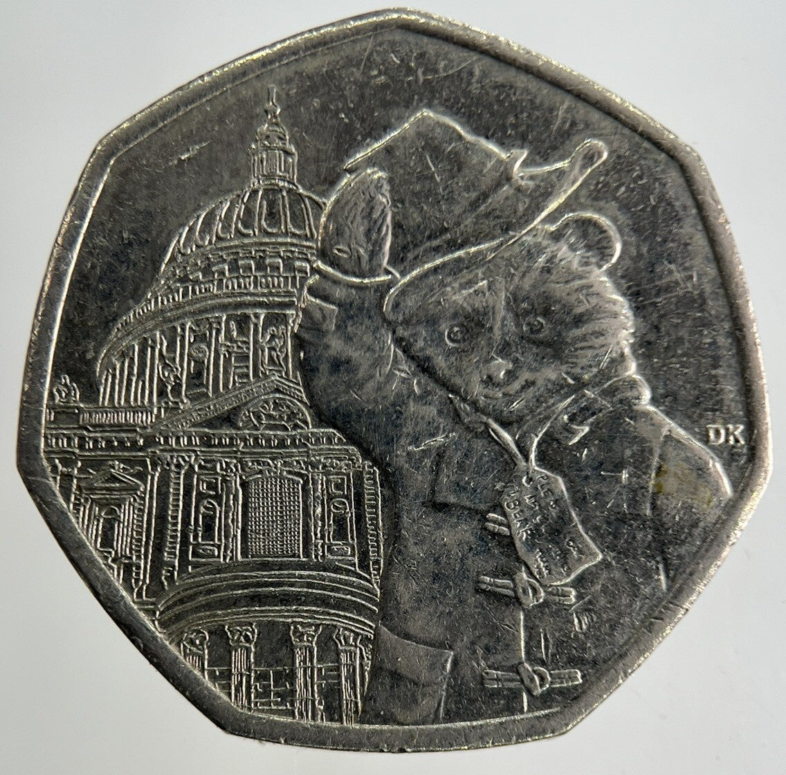 2019 Elizabeth II 2nd Paddington Bear 50p Fifty-Pence Coin | Collectable Grade