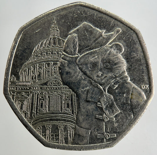 2019 Elizabeth II 2nd Paddington Bear 50p Fifty-Pence Coin | Collectable Grade