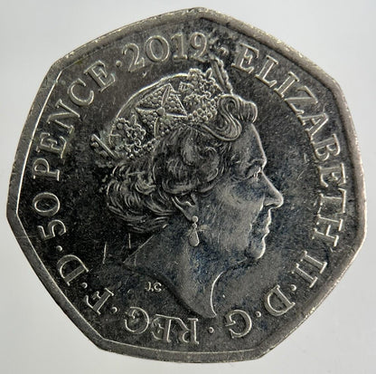 2019 Elizabeth II 2nd Paddington Bear 50p Fifty-Pence Coin | Collectable Grade
