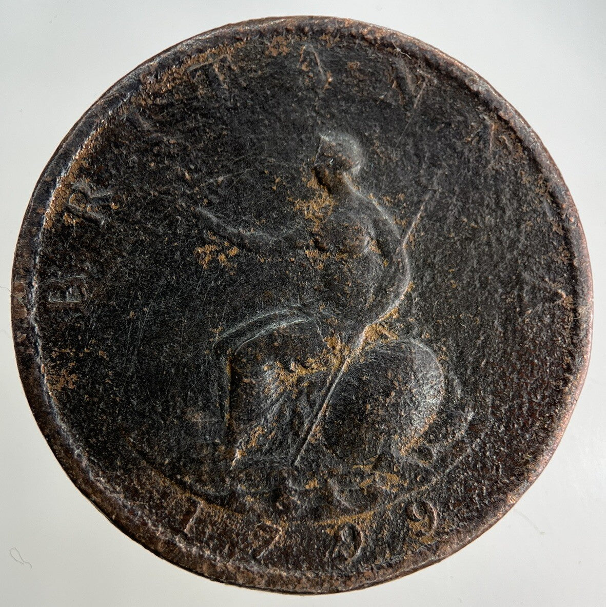 1799 George III 3rd Half-Penny Coin | Collectable Grade