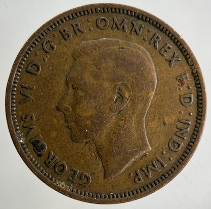1944 George VI Half-Penny Coin | Collectable Grade