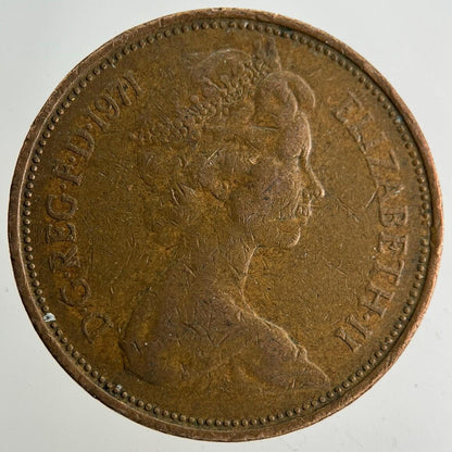 1971 Elizabeth II 2nd 2p Two-Pence Coin | Fine Collectable Grade