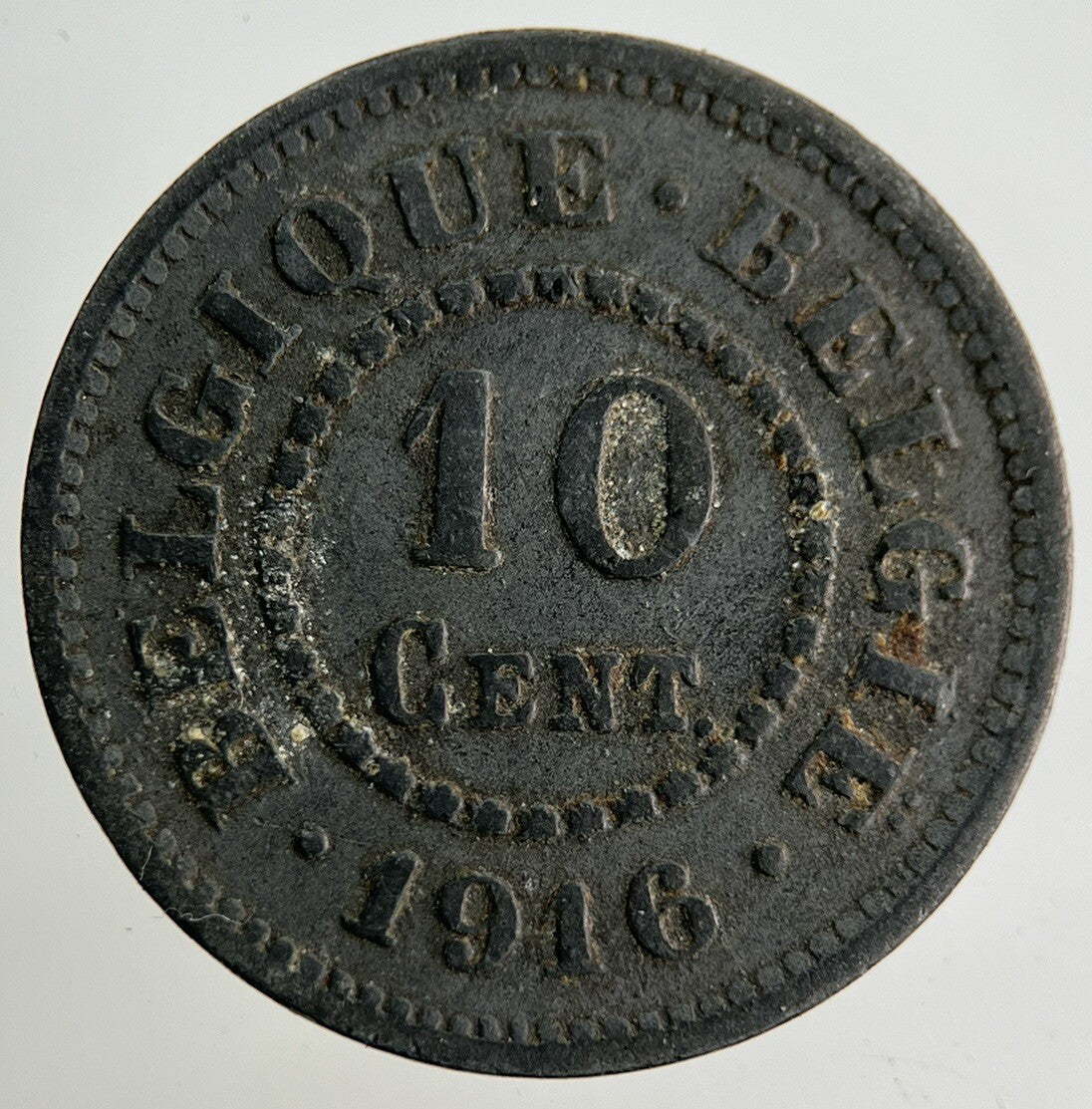 1916 Belgium 10 Centimes Coin | Collectable Grade
