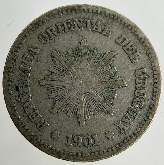1901 Uruguay 5 Centesimos Coin | Collectable Grade