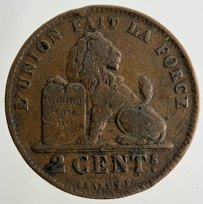 1909 Belgium 2 Centimes Coin | Collectable Grade