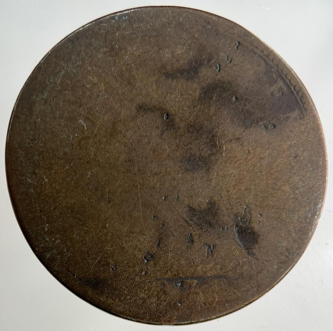 British Victoria One Penny Coin | Worn Grade