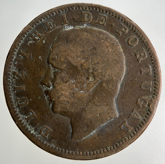 1882 Portugal XX 20 Reis Coin | Collectable Grade