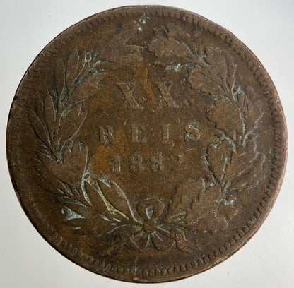 1882 Portugal XX 20 Reis Coin | Collectable Grade