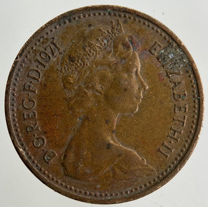 1971 Elizabeth II 2nd 1p One-Pence Coin | Fine Collectable Grade