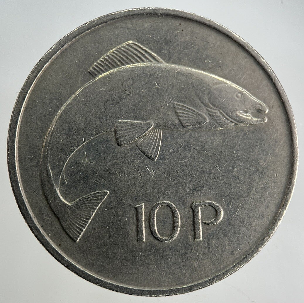 1974 Irish 10p Ten-Pence Coin | Fine Collectable Grade