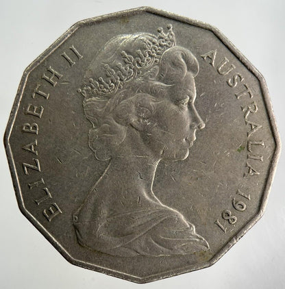 1981 Australia 50 Cents Coin | Fine Collectable Grade
