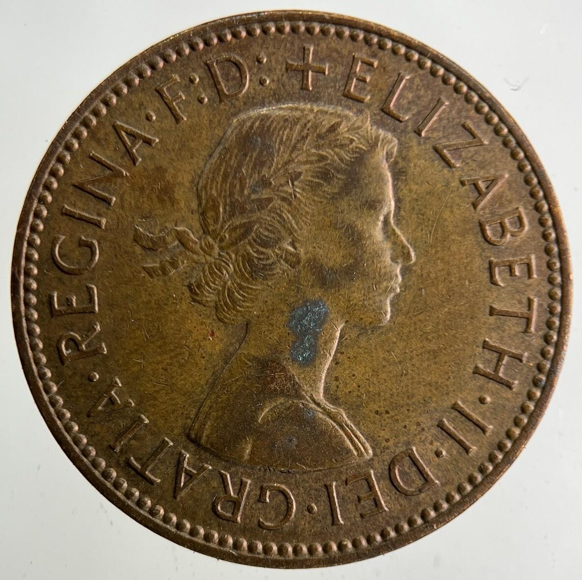 1967 Elizabeth II 2nd Half-Penny Coin | Fine Collectable Grade