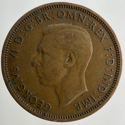 1942 George VI Half-Penny Coin | Collectable Grade