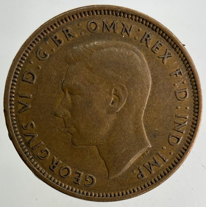 1944 George VI Half-Penny Coin | Collectable Grade