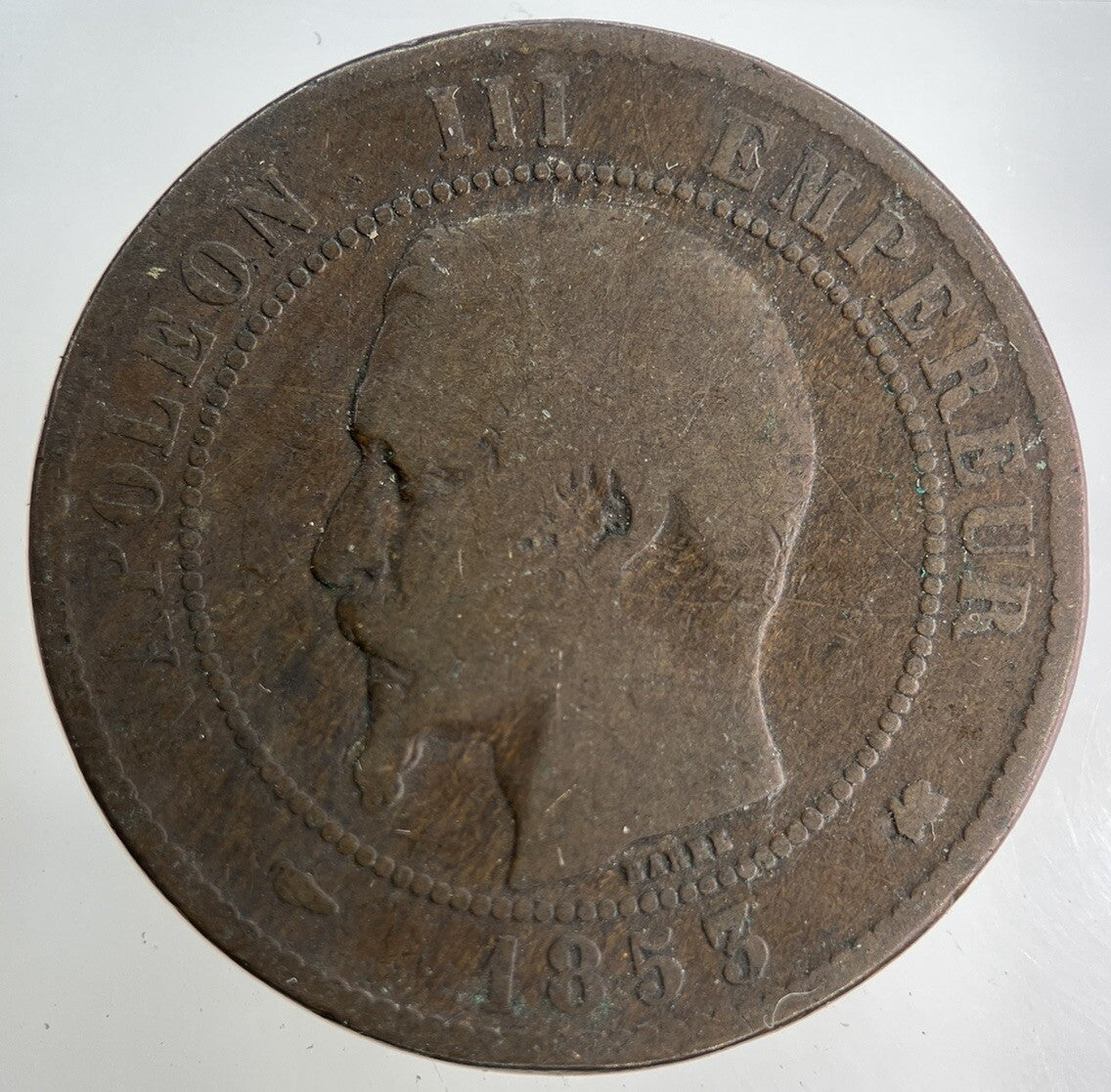 1853 France 10 Centimes Coin | Collectable Grade