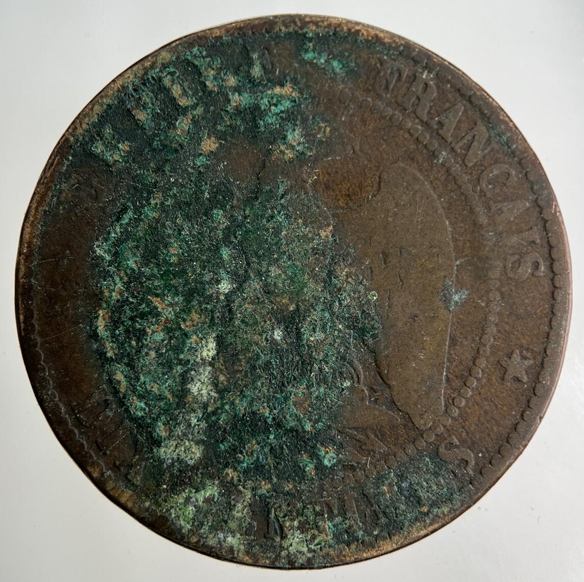 1853 France 10 Centimes Coin | Collectable Grade